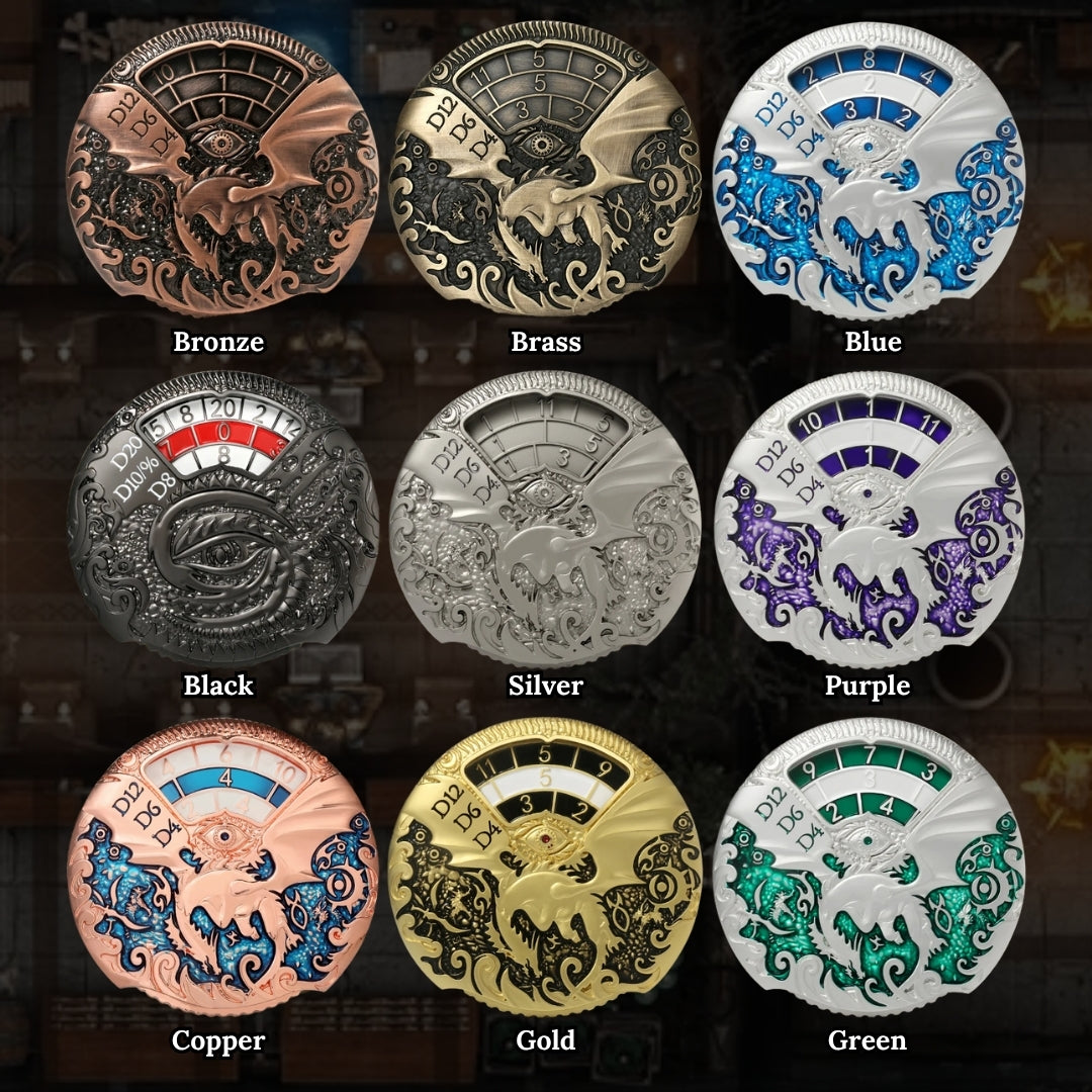 Metal Roulette 7-in-1 Spinner Dice