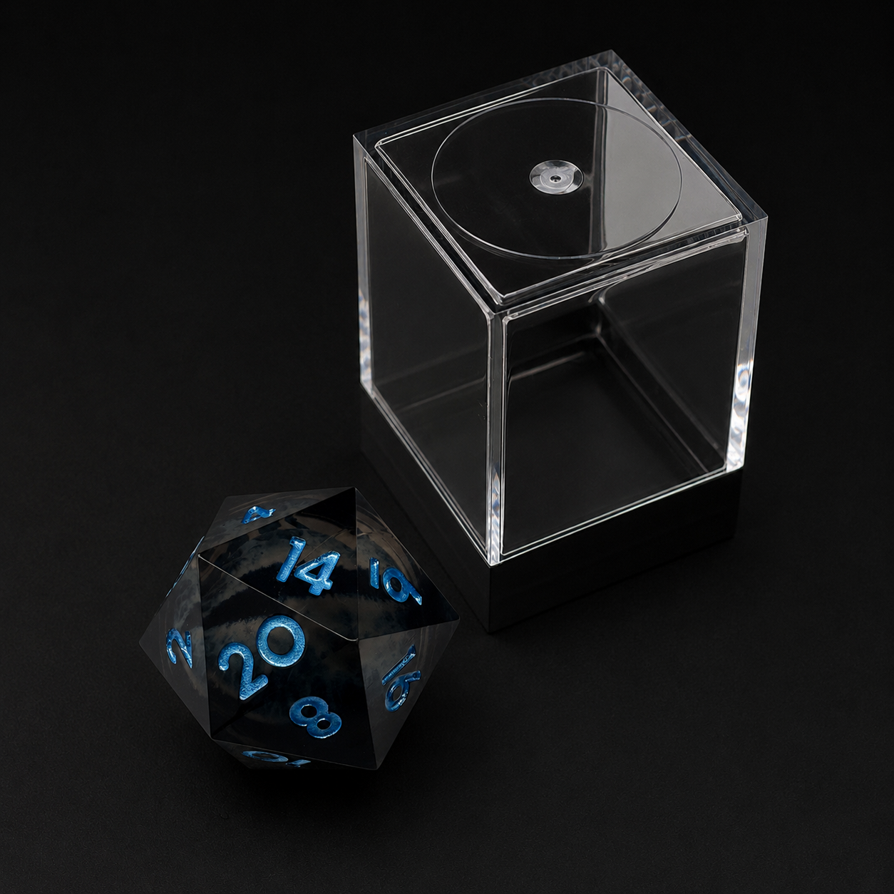 Obsidian Dragon - D20 (33MM)