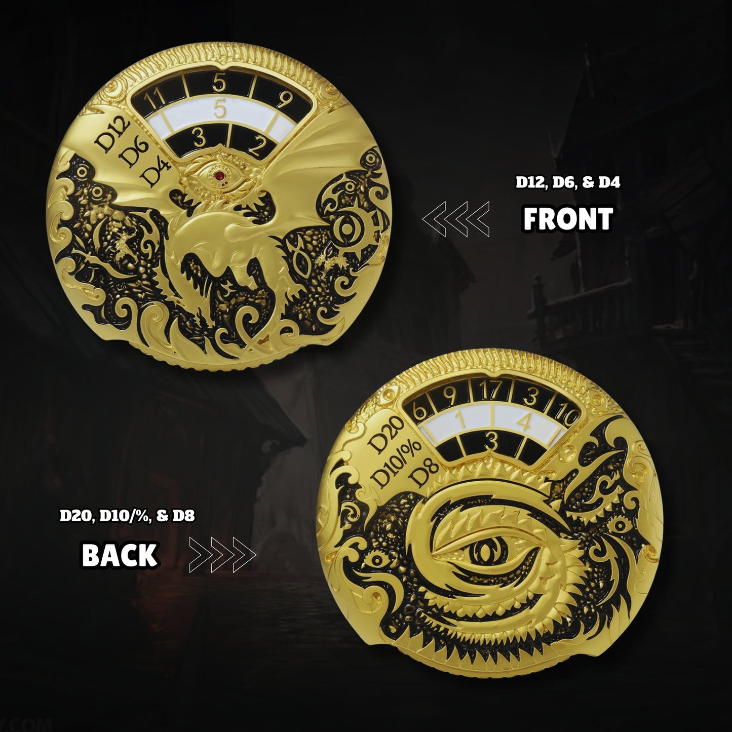 Metal Roulette 7-in-1 Spinner Dice