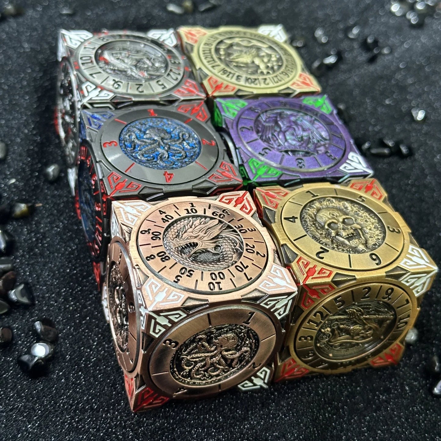 PolyCube 7-in-1 Spinner Dice Set