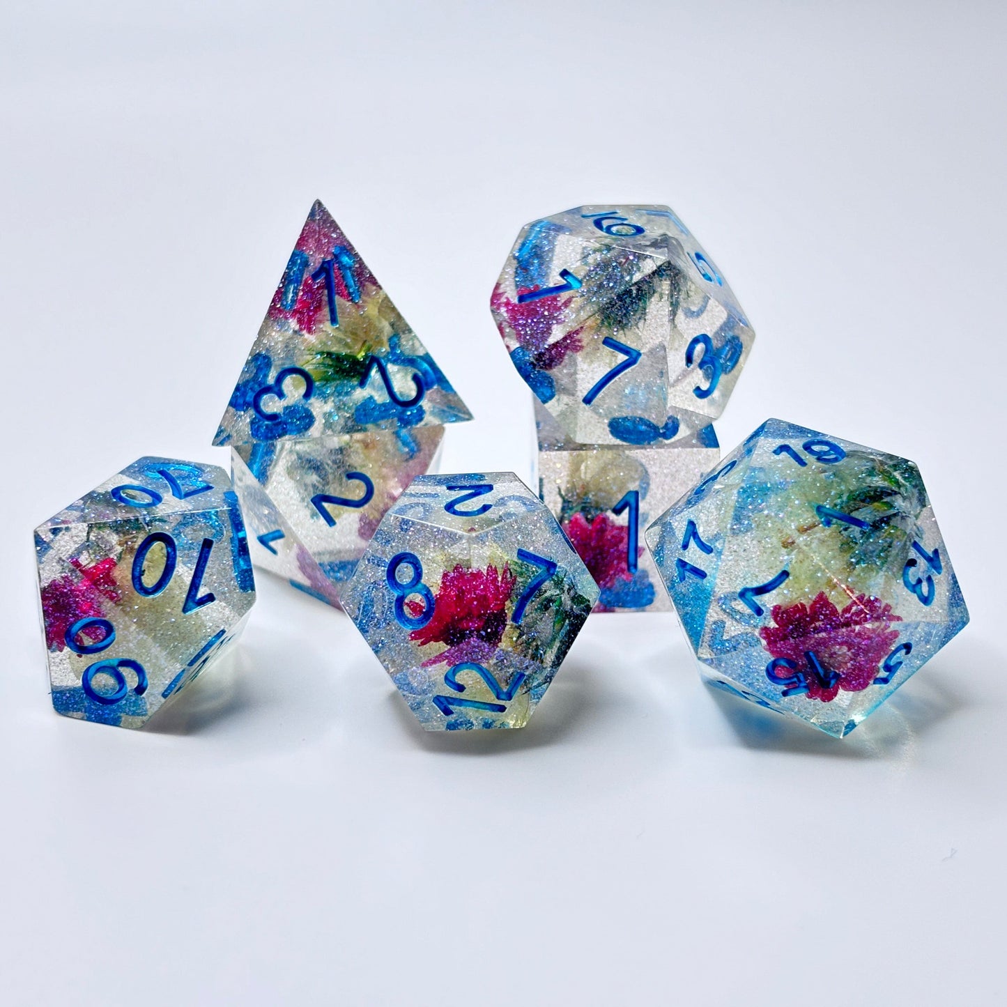 Sharp Edge Resin Frozen Floral Paradise