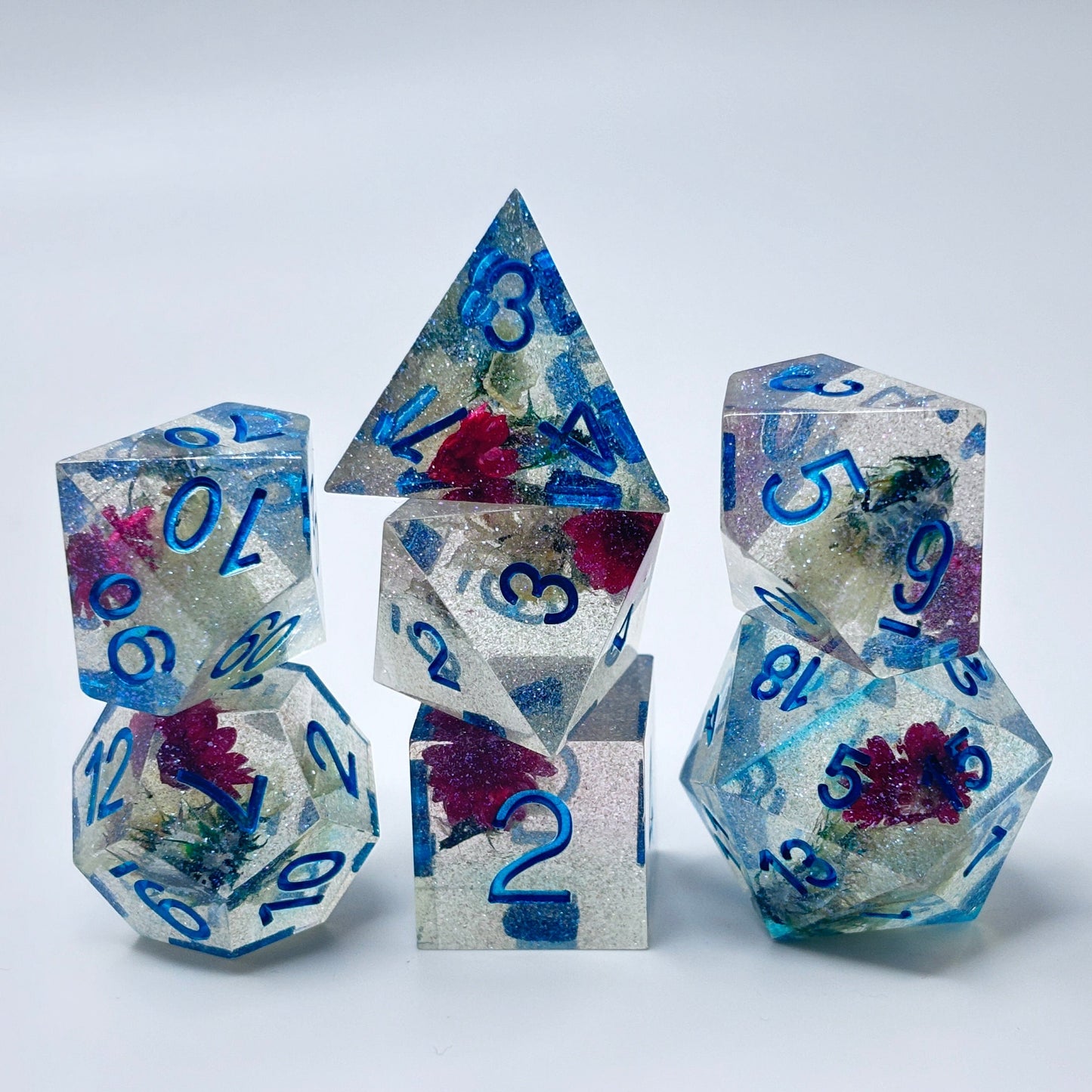 Sharp Edge Resin Frozen Floral Paradise