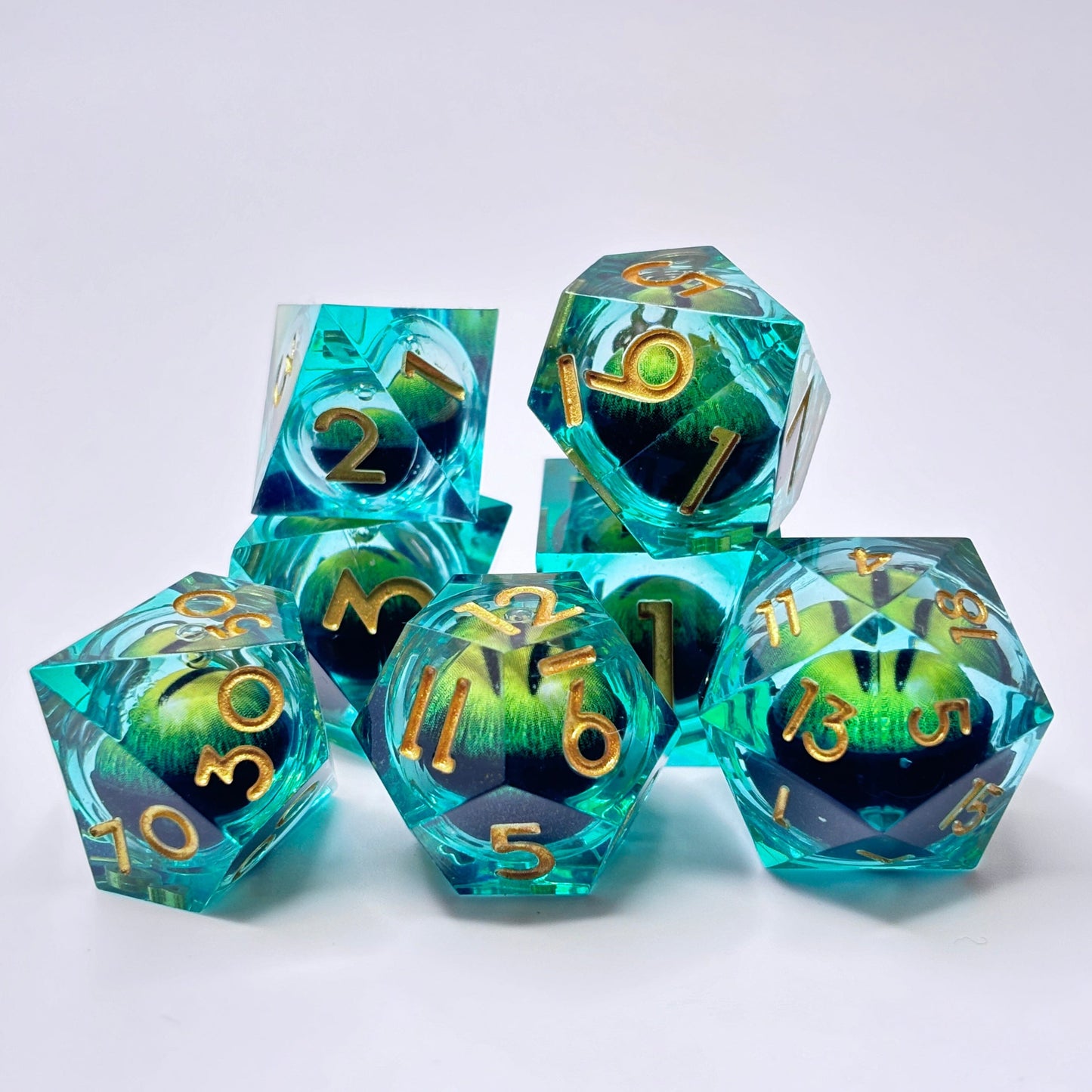 Liquid Core Emerald Dragons Eye