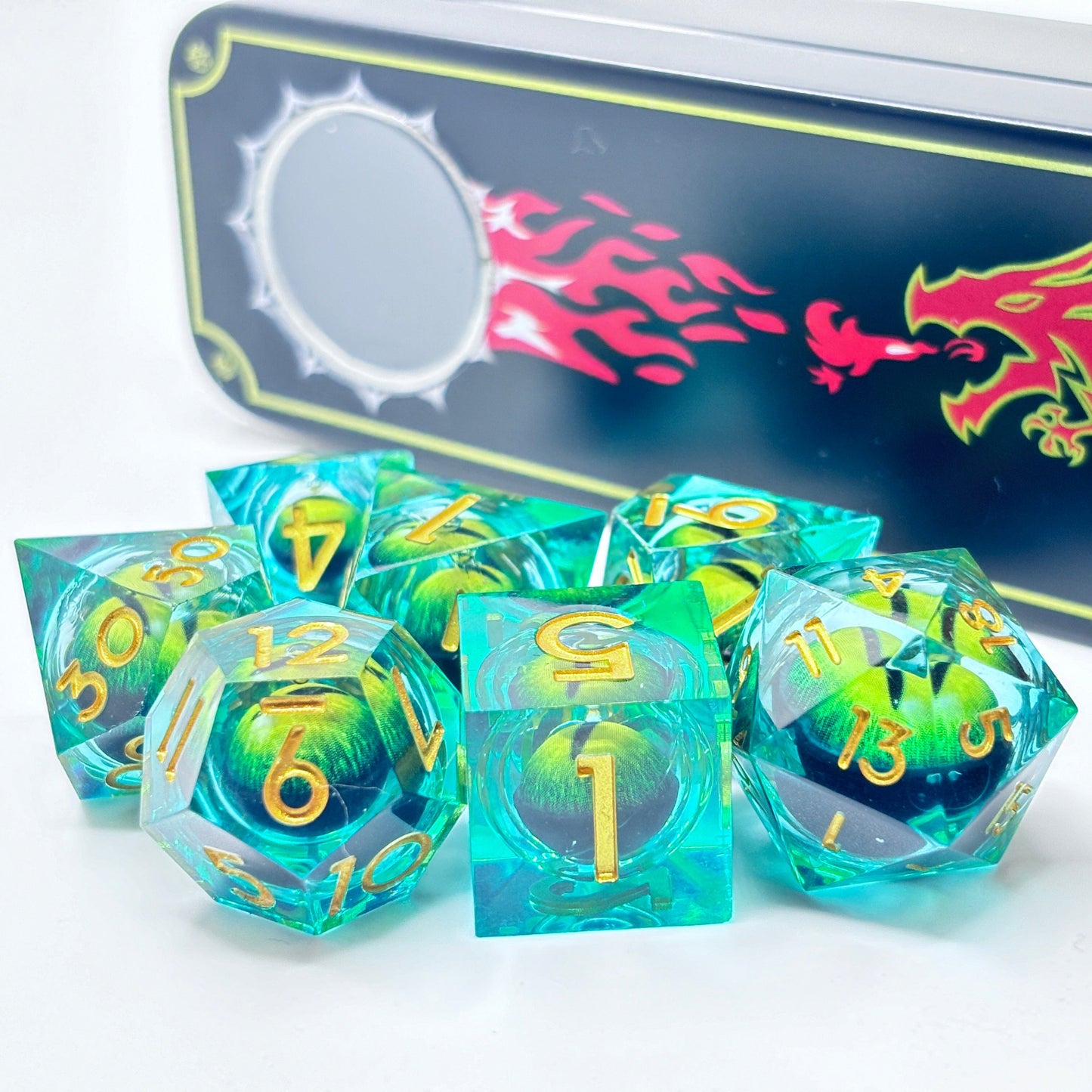 Liquid Core Emerald Dragons Eye