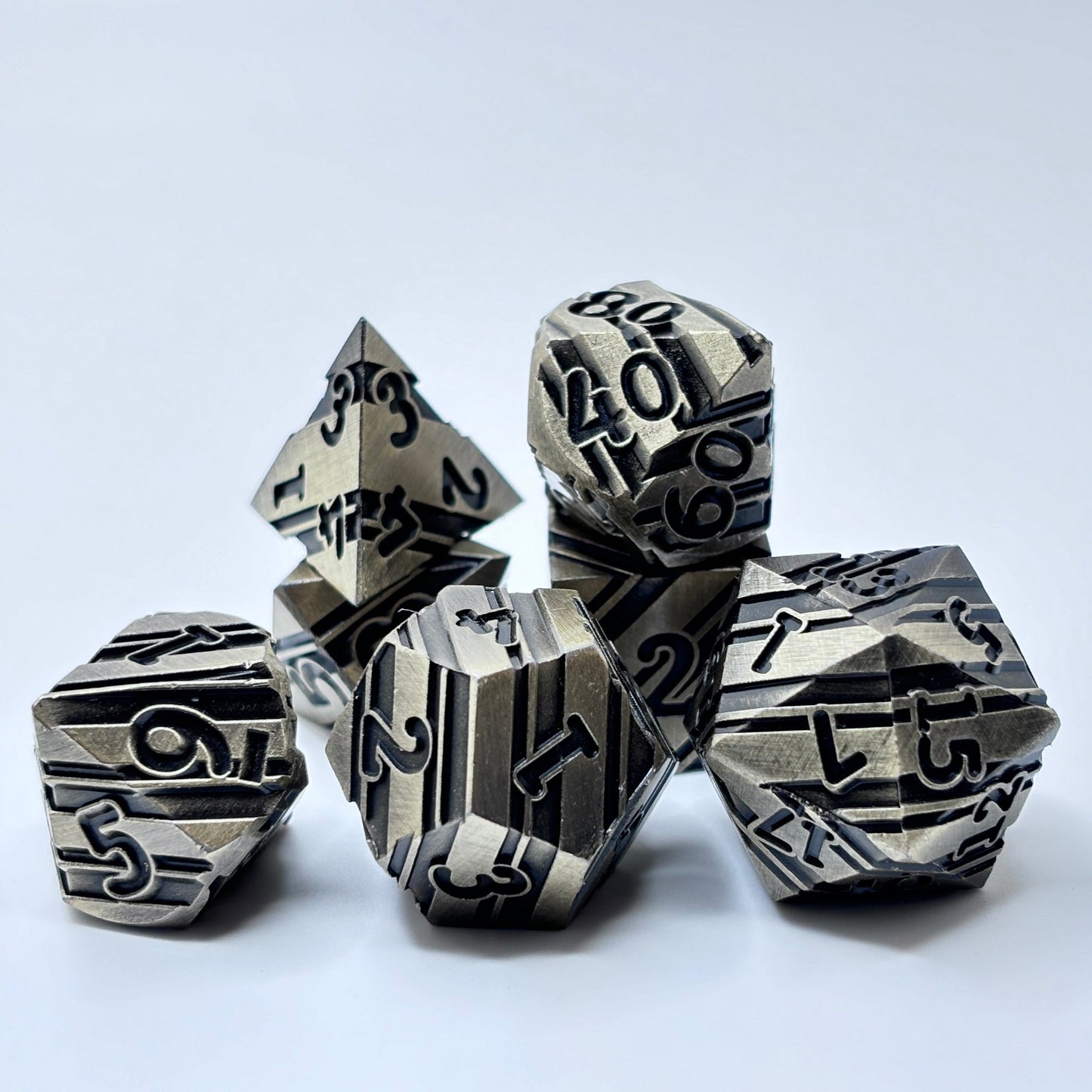 Metal Striped Dark Acient Brass
