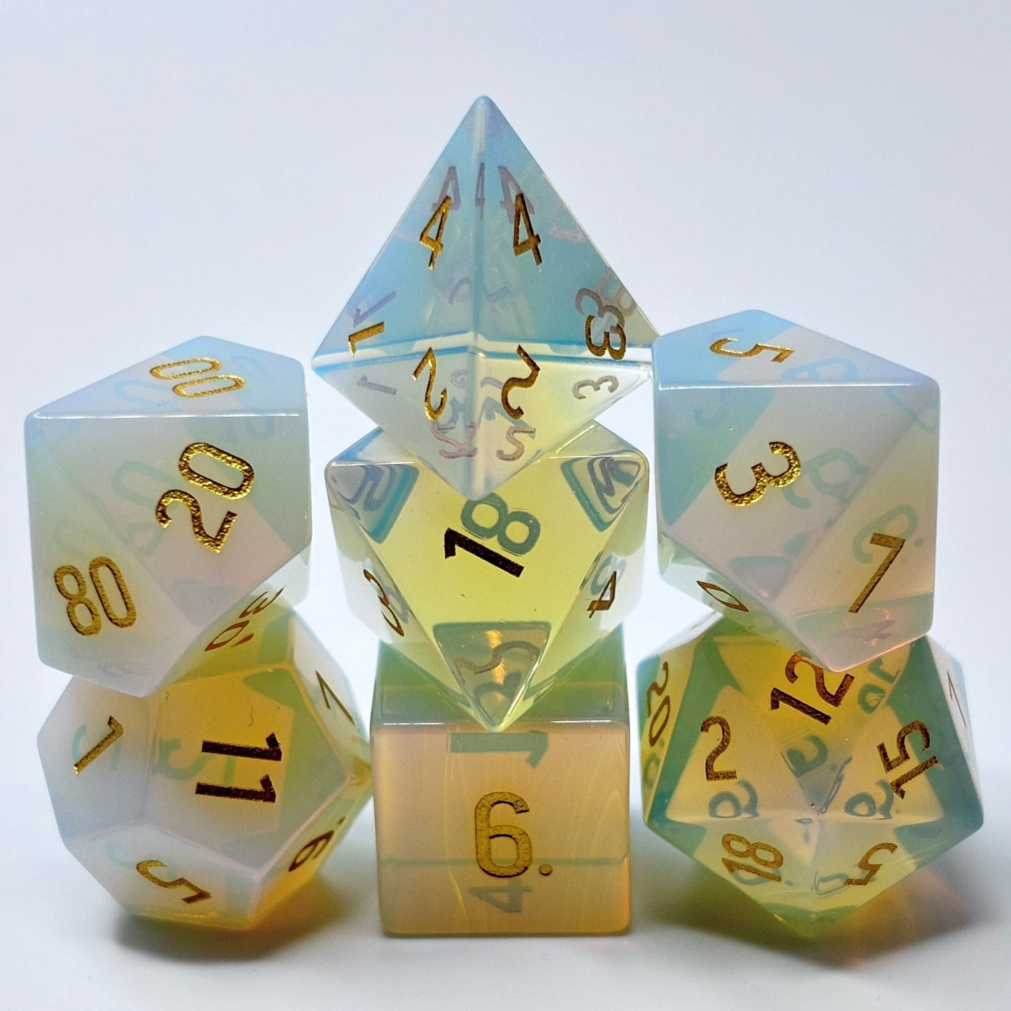 Stone Opalite Crystal Blue (Reflective Tint)