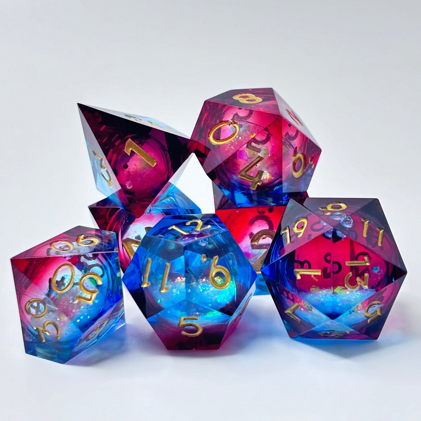 Liquid Core Crimson Galaxy