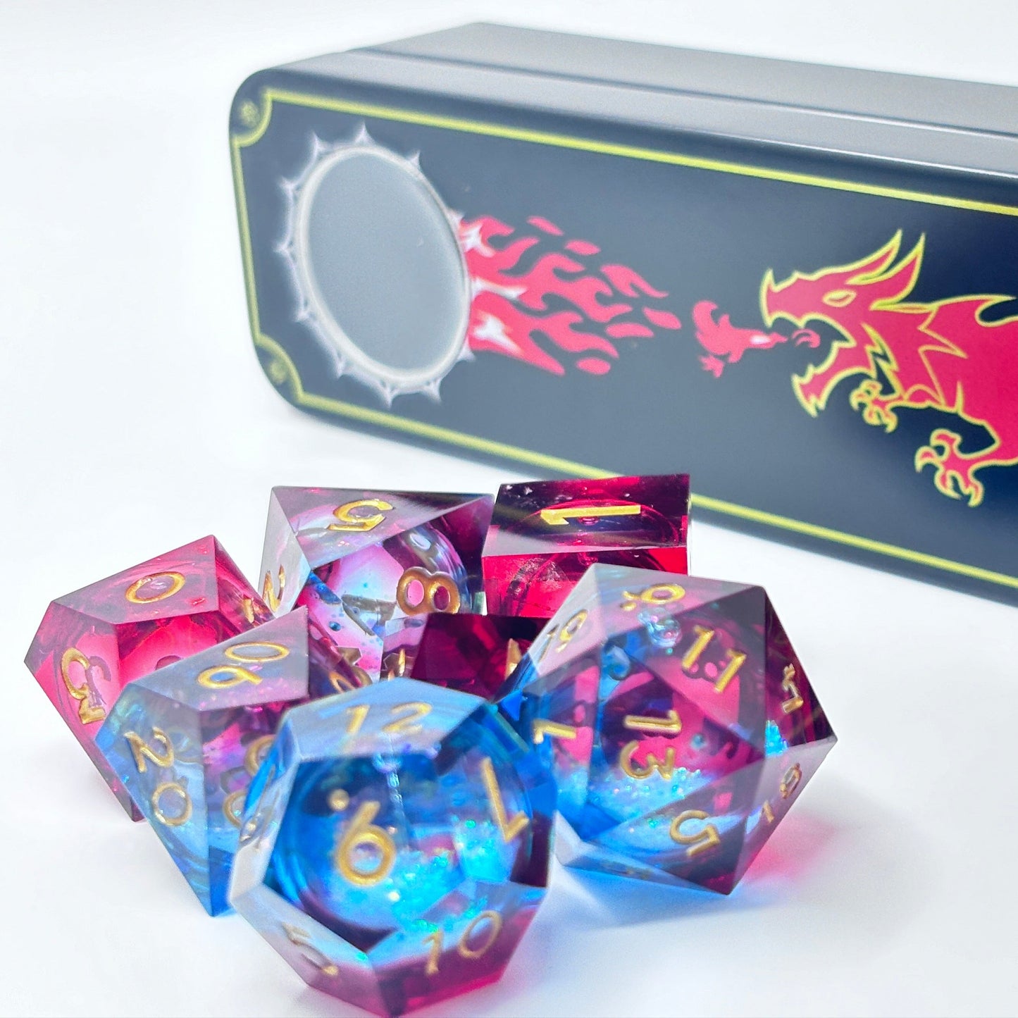 Liquid Core Crimson Galaxy