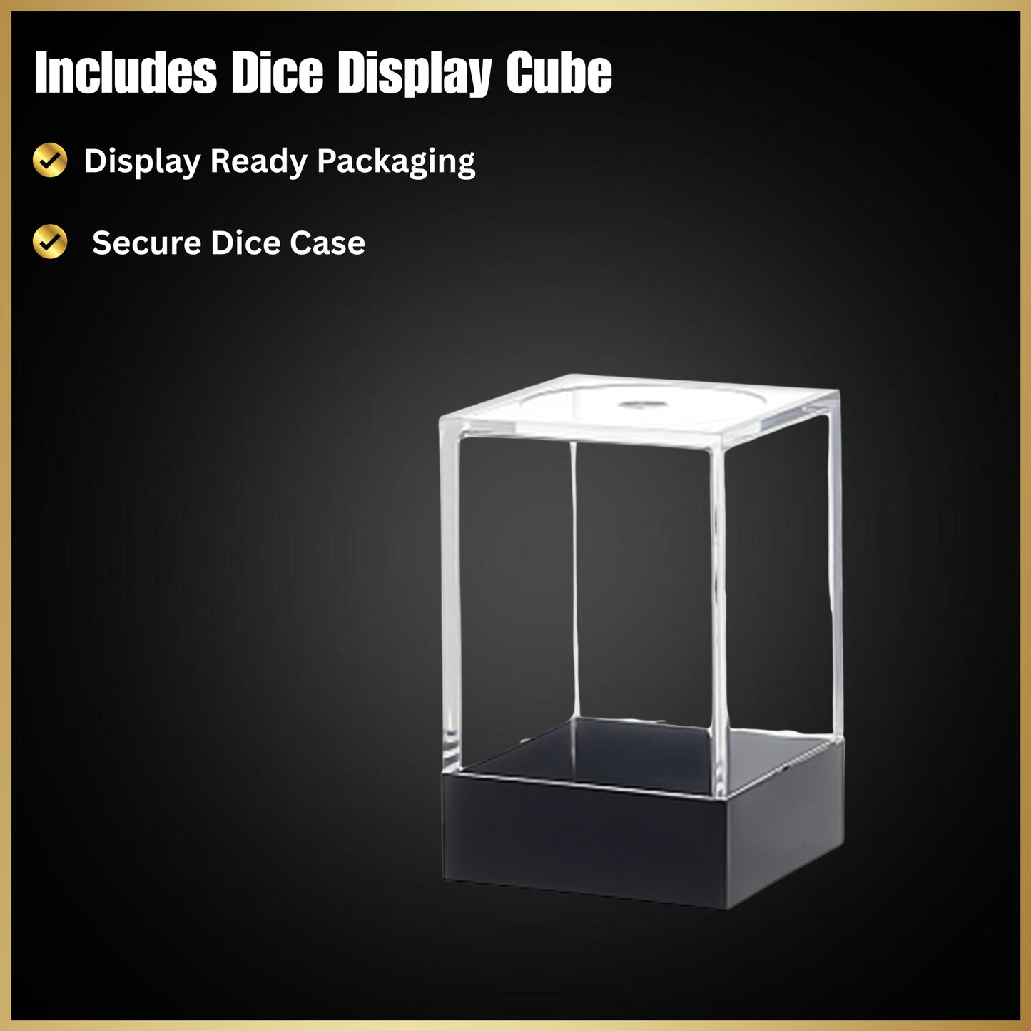 Crimson Red - Acrylic D6 Set