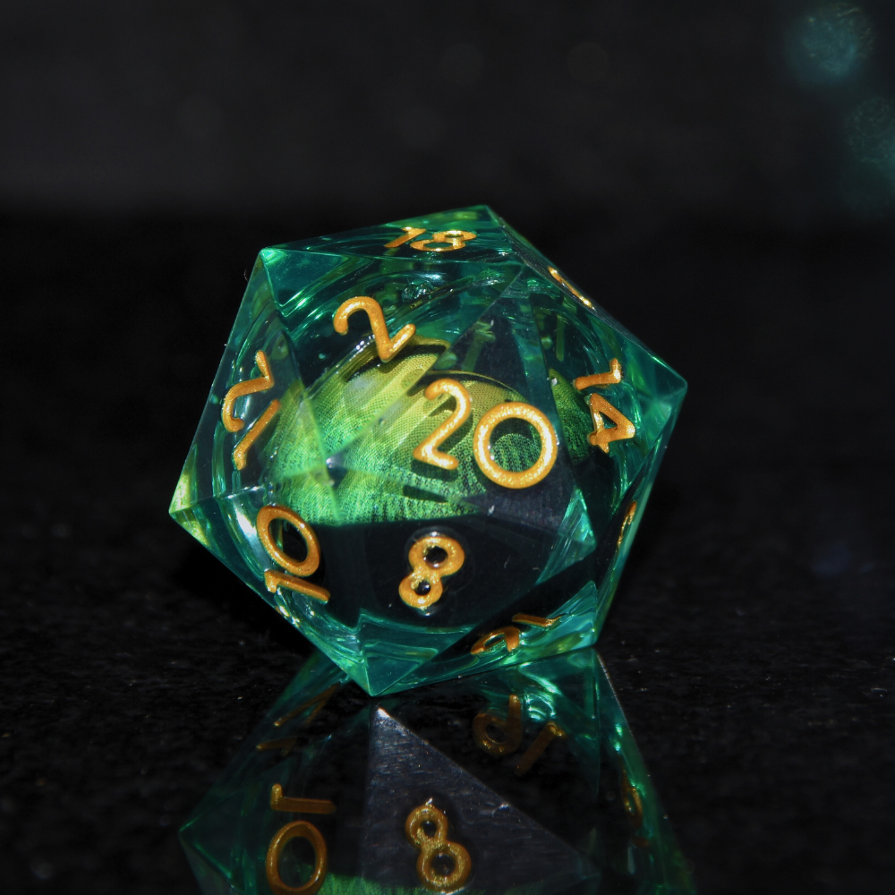 Liquid Core Emerald Dragons Eye