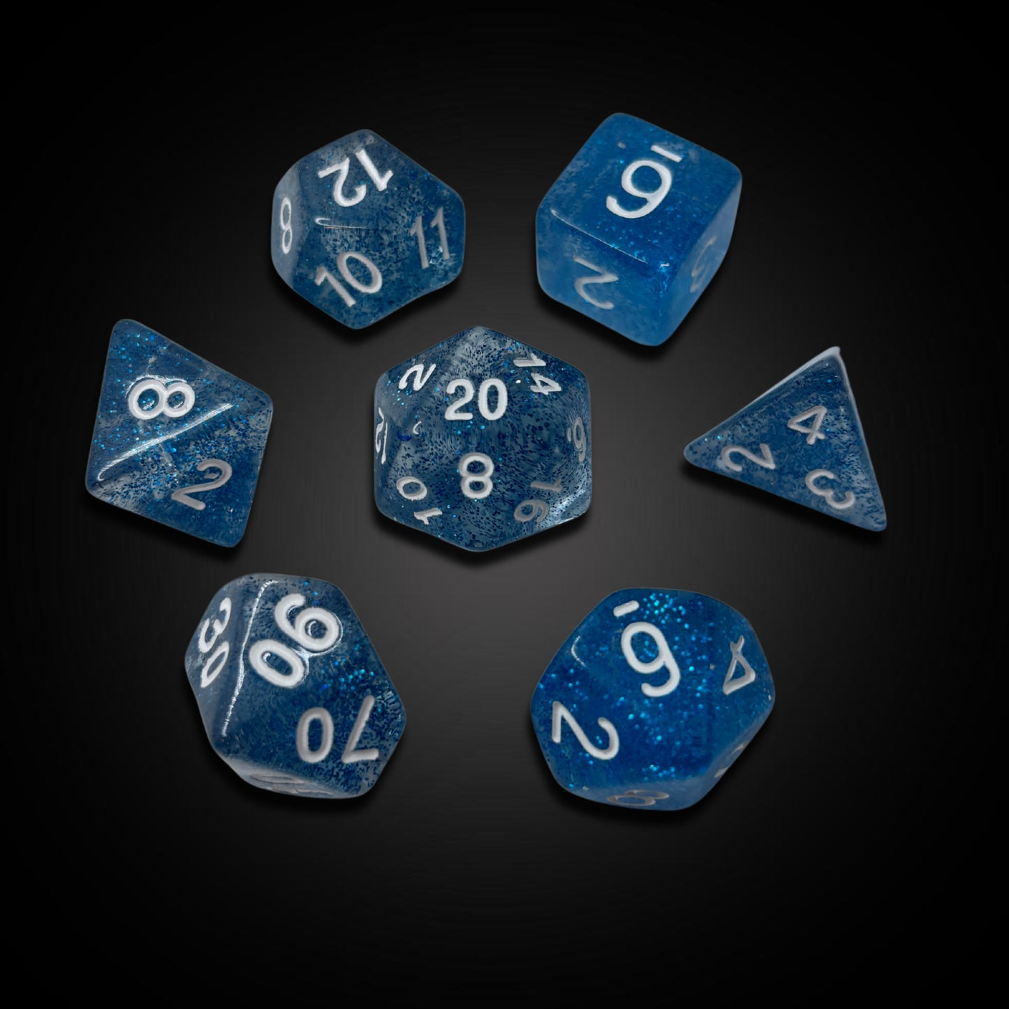 Sea Frost - Acrylic Dice