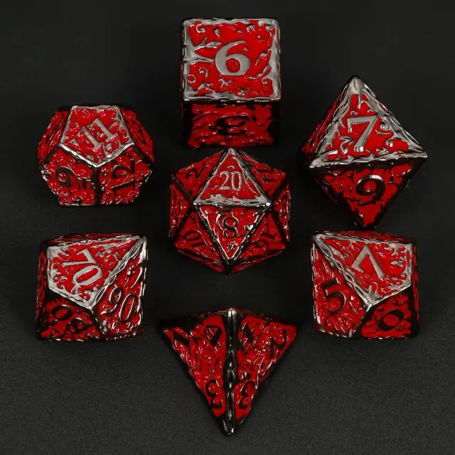 Druid's Blood Grove - Metal Dice Set
