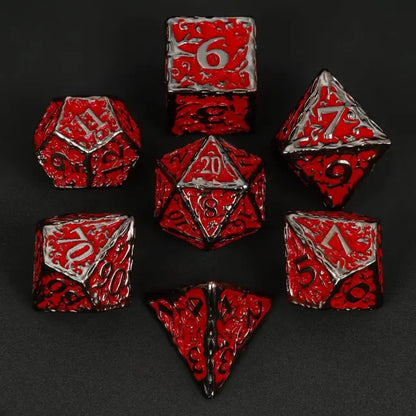 Druid's Blood Grove - Metal Dice Set