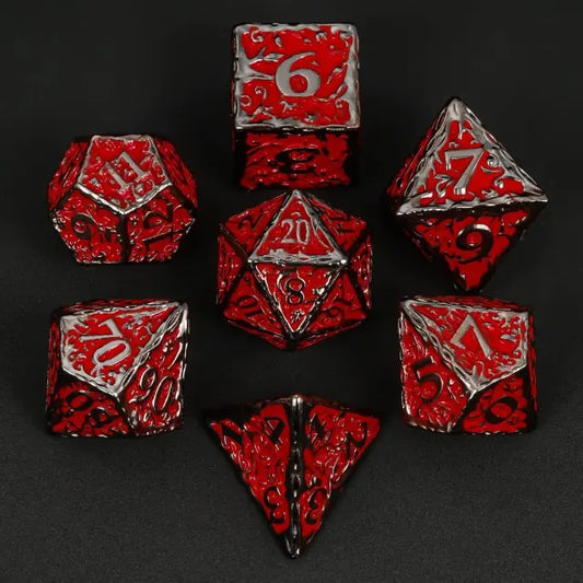 Druid's Blood Grove - Metal Dice Set