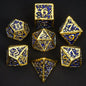 Druid's Sapphire Grove - Metal Dice Set