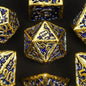 Druid's Sapphire Grove - Metal Dice Set
