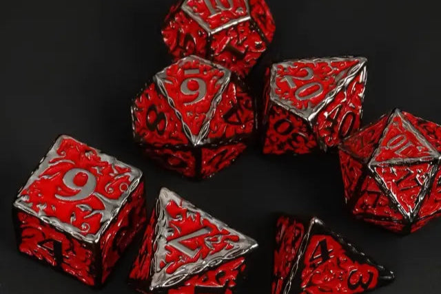 Druid's Blood Grove - Metal Dice Set