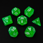 Evergreen Leaf - Acrylic Dice