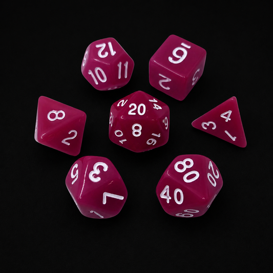 Ruby Red - Acrylic Dice
