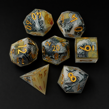 Kintsugi Tides - Sharp Edge Resin