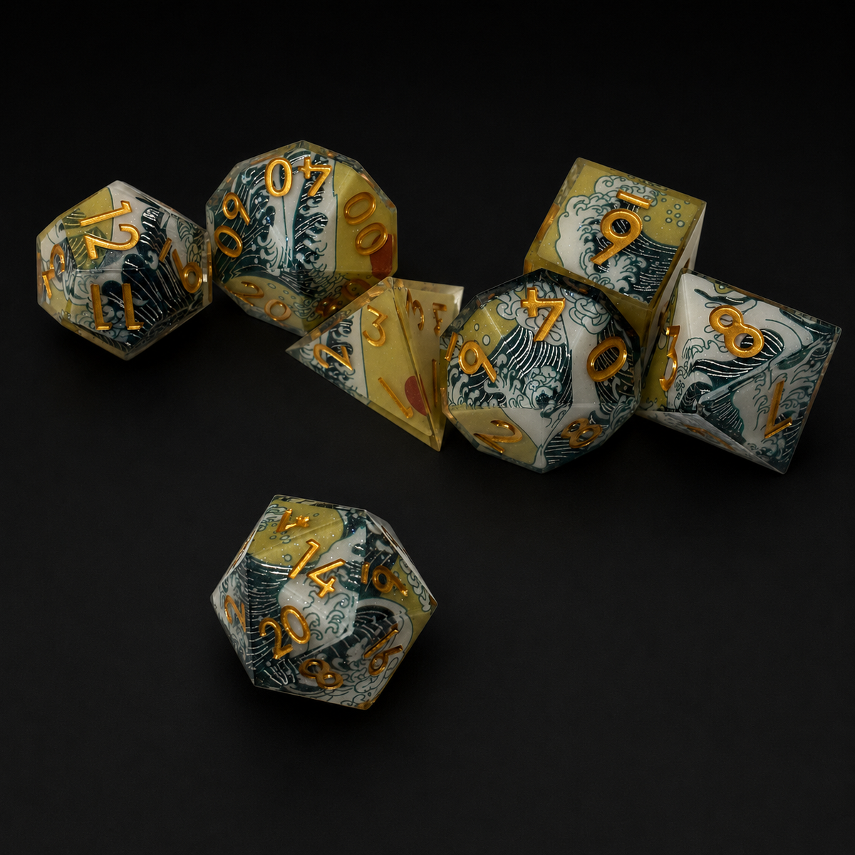 Kintsugi Tides - Sharp Edge Resin