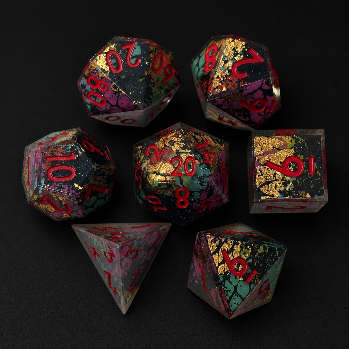 Crimson Masquerade - Sharp Edge Resin