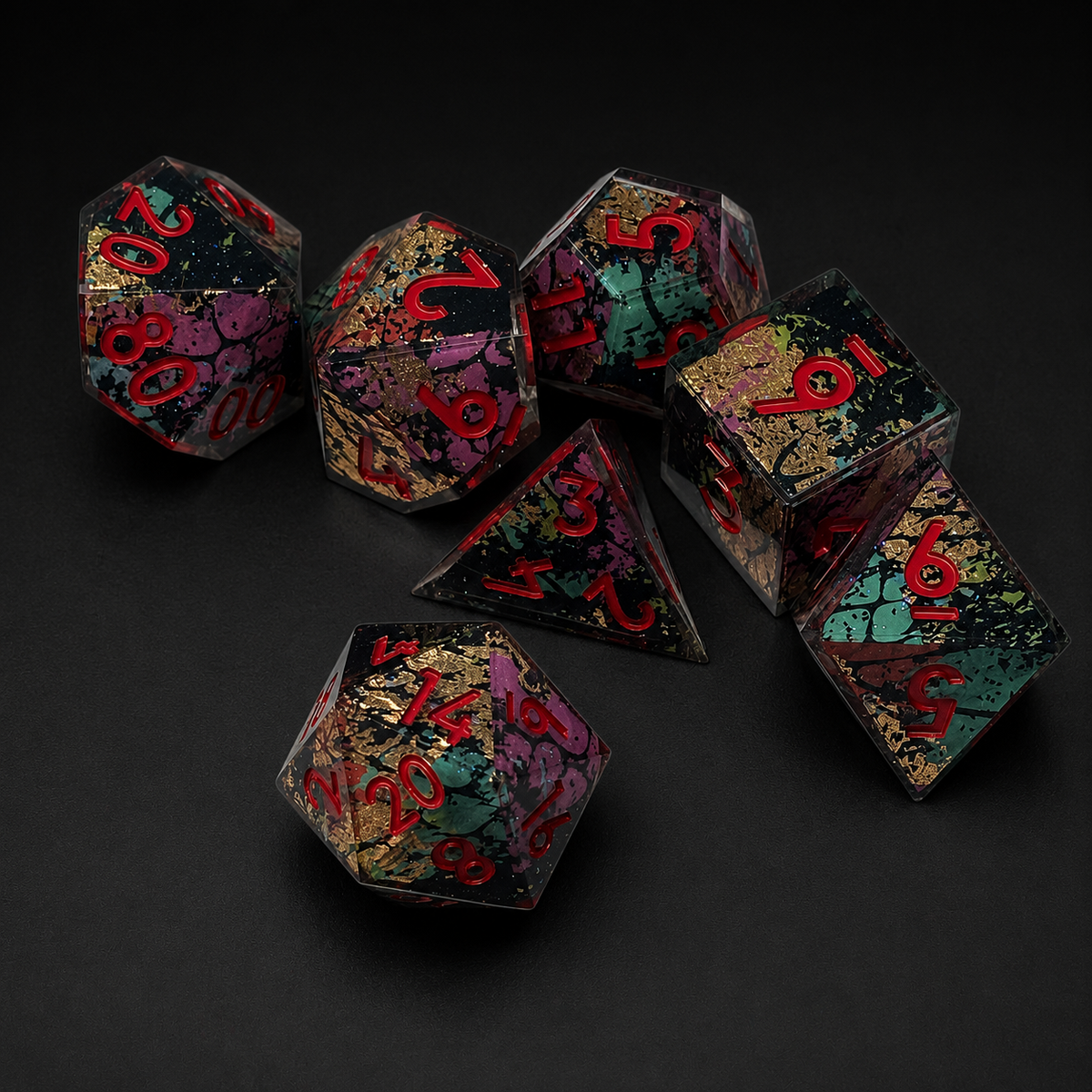 Crimson Masquerade - Sharp Edge Resin