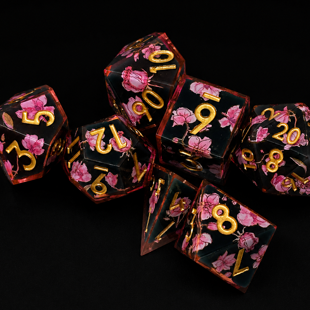 Obsidian Bloom - Sharp Edge Resin