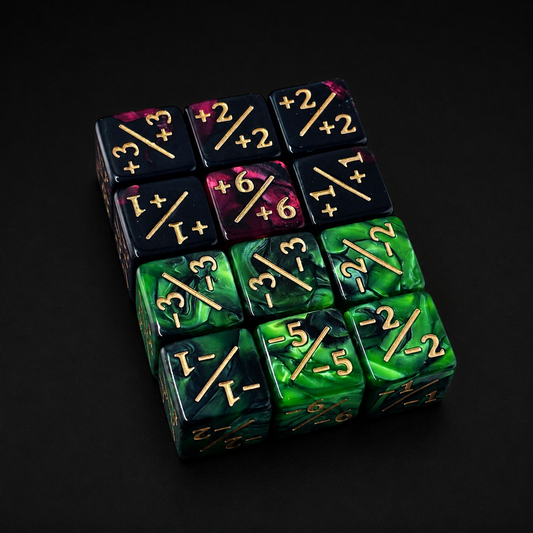 Combat Counters - Acrylic Dice