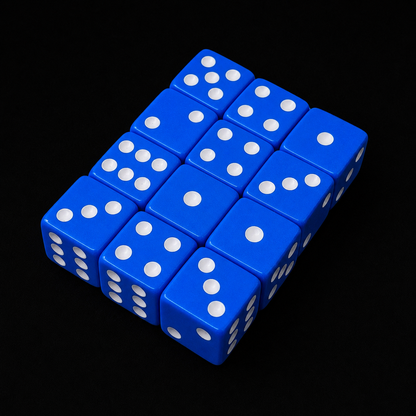 Sky Blue - Acrylic D6 Set