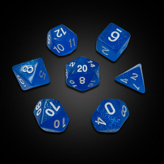 Glimmering Tides - Acrylic Dice