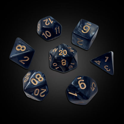Obsidian Pearl - Acrylic Dice