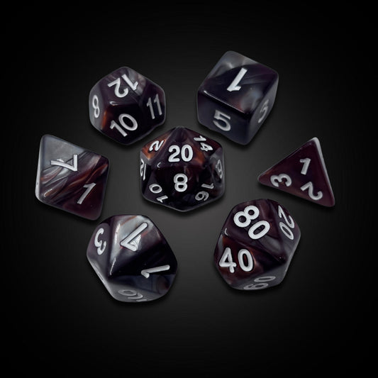 Blood & Steel - Acrylic Dice