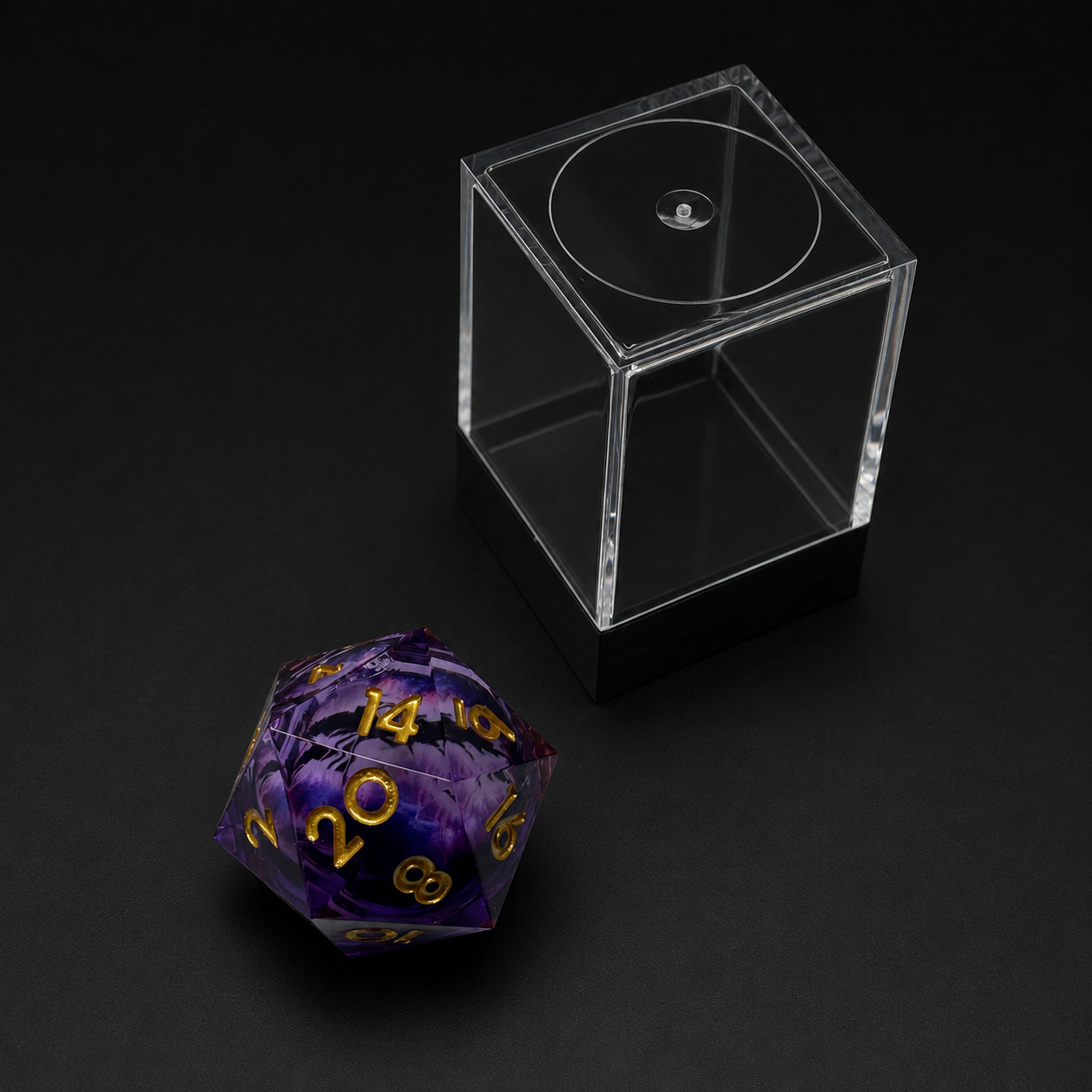 Amethyst Dragon - D20 (33MM)