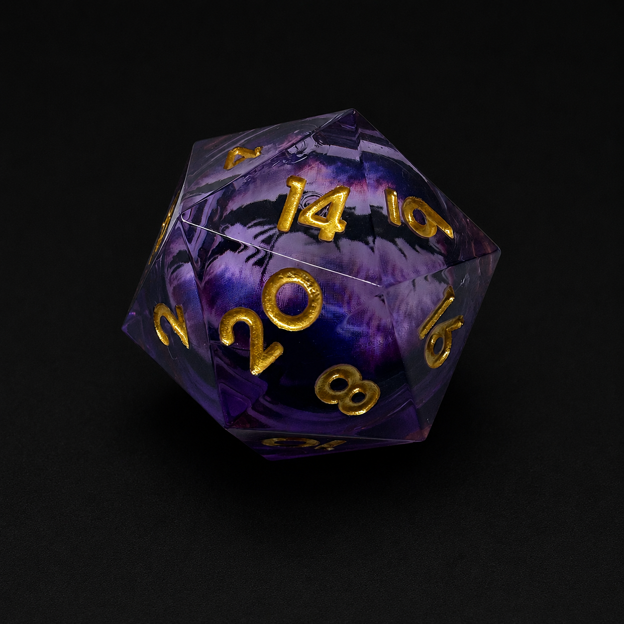 Amethyst Dragon - D20 (33MM)