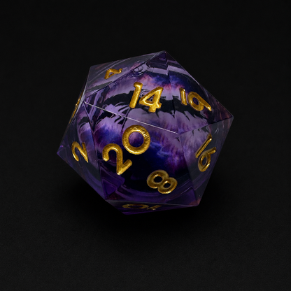 Amethyst Dragon - D20 (33MM)