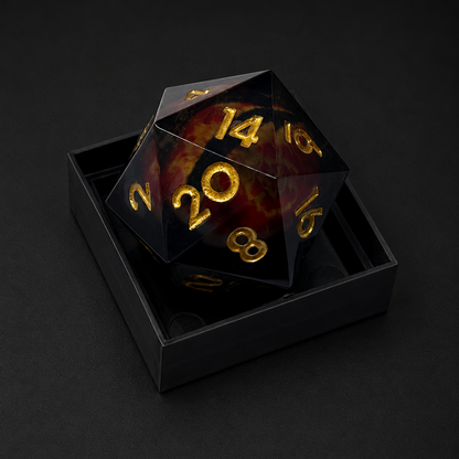 Crimson Dragon - D20 (33MM)