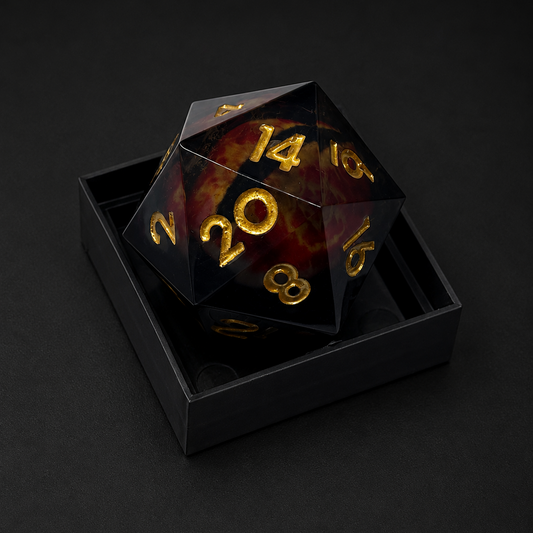 Crimson Dragon - D20 (33MM)