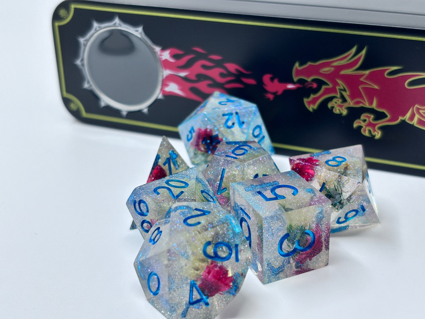 Sharp Edge Resin Frozen Floral Paradise