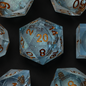 Blue Blizzard Flurry - Liquid Core Dice