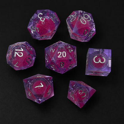 Pink Stardust - Liquid Core Dice