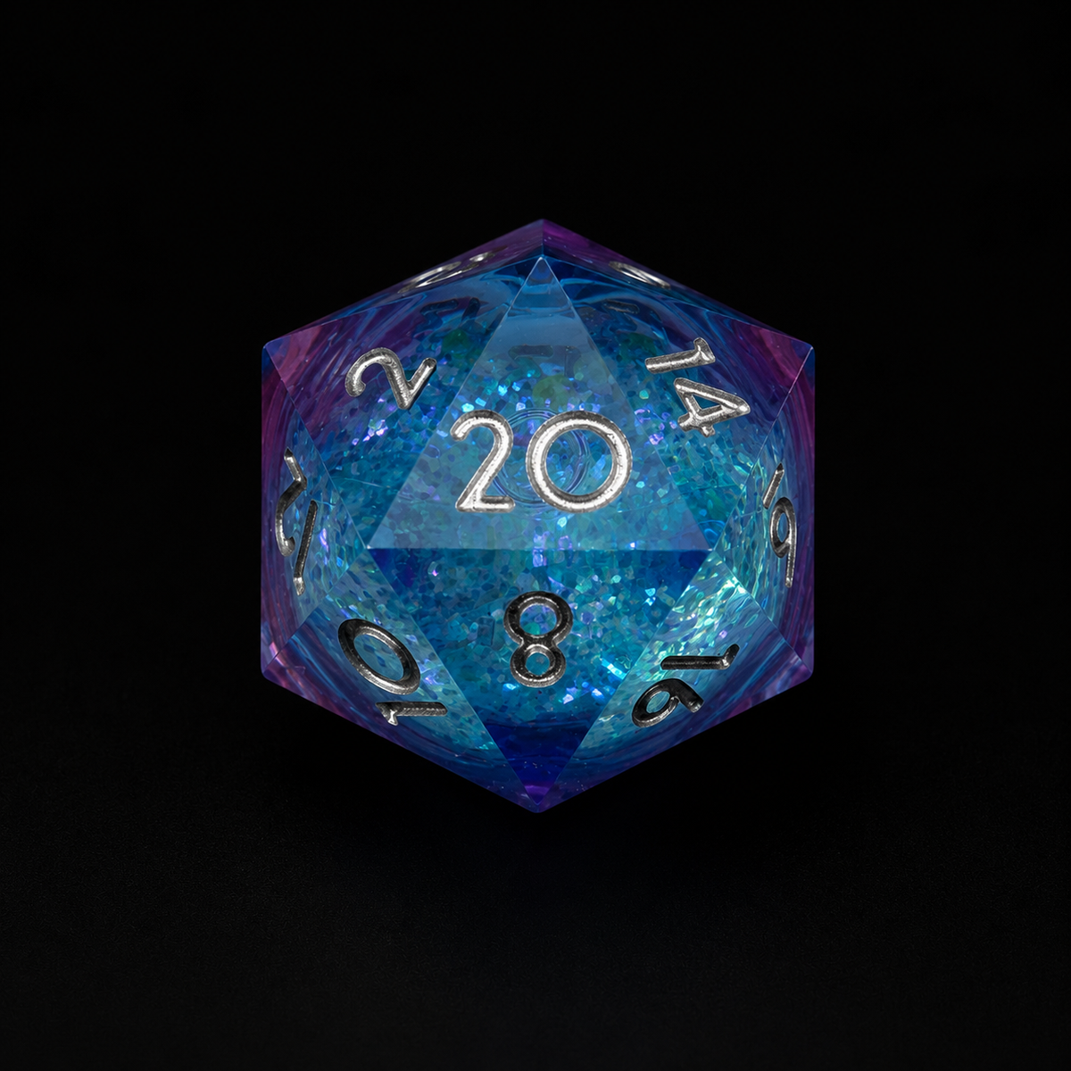 Mythical Blue - Liquid Core Dice