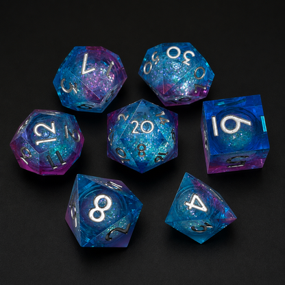Mythical Blue - Liquid Core Dice