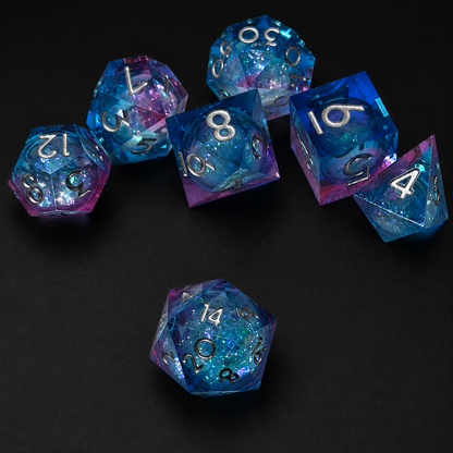 Mythical Blue - Liquid Core Dice