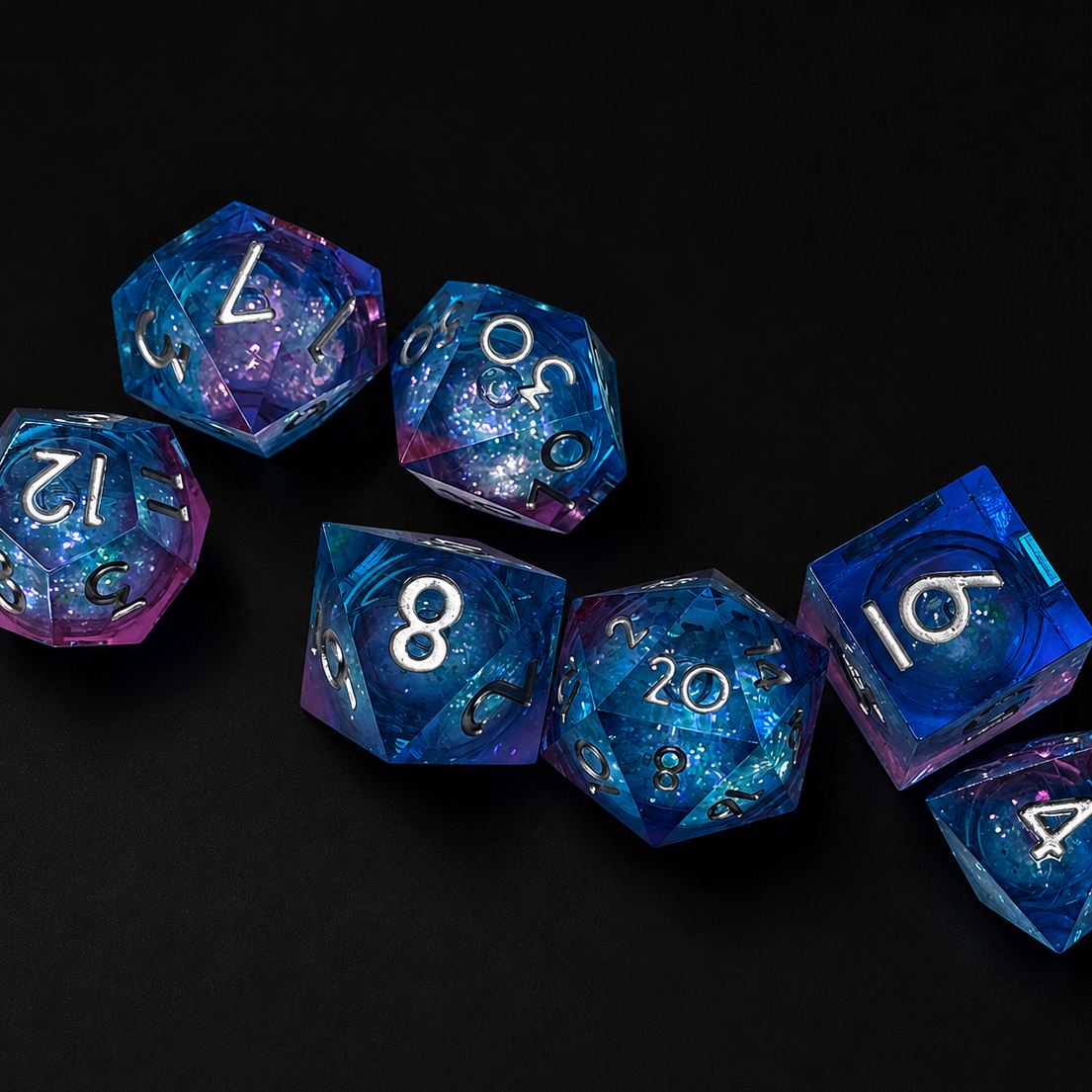Mythical Blue - Liquid Core Dice