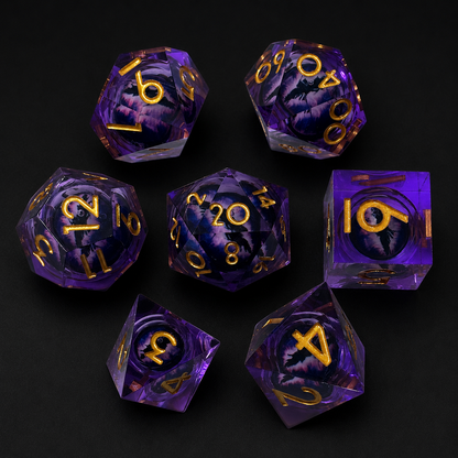 Purple Ominous Eye - Liquid Core Eye