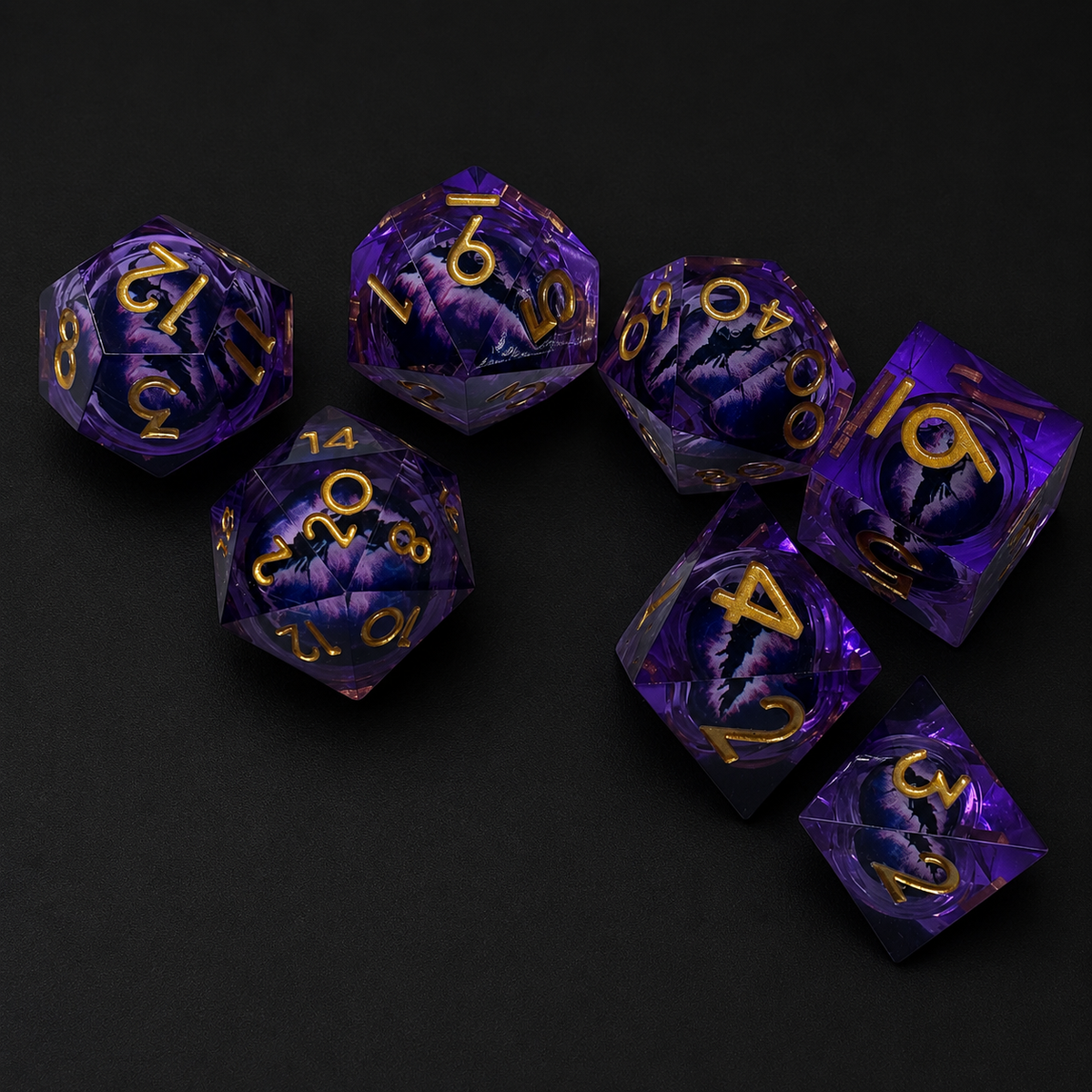 Purple Ominous Eye - Liquid Core Eye