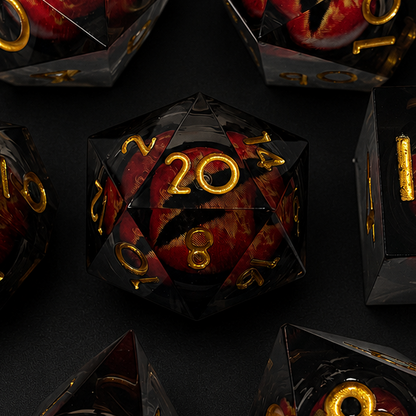 Red Dragons Eye - Liquid Core Eye