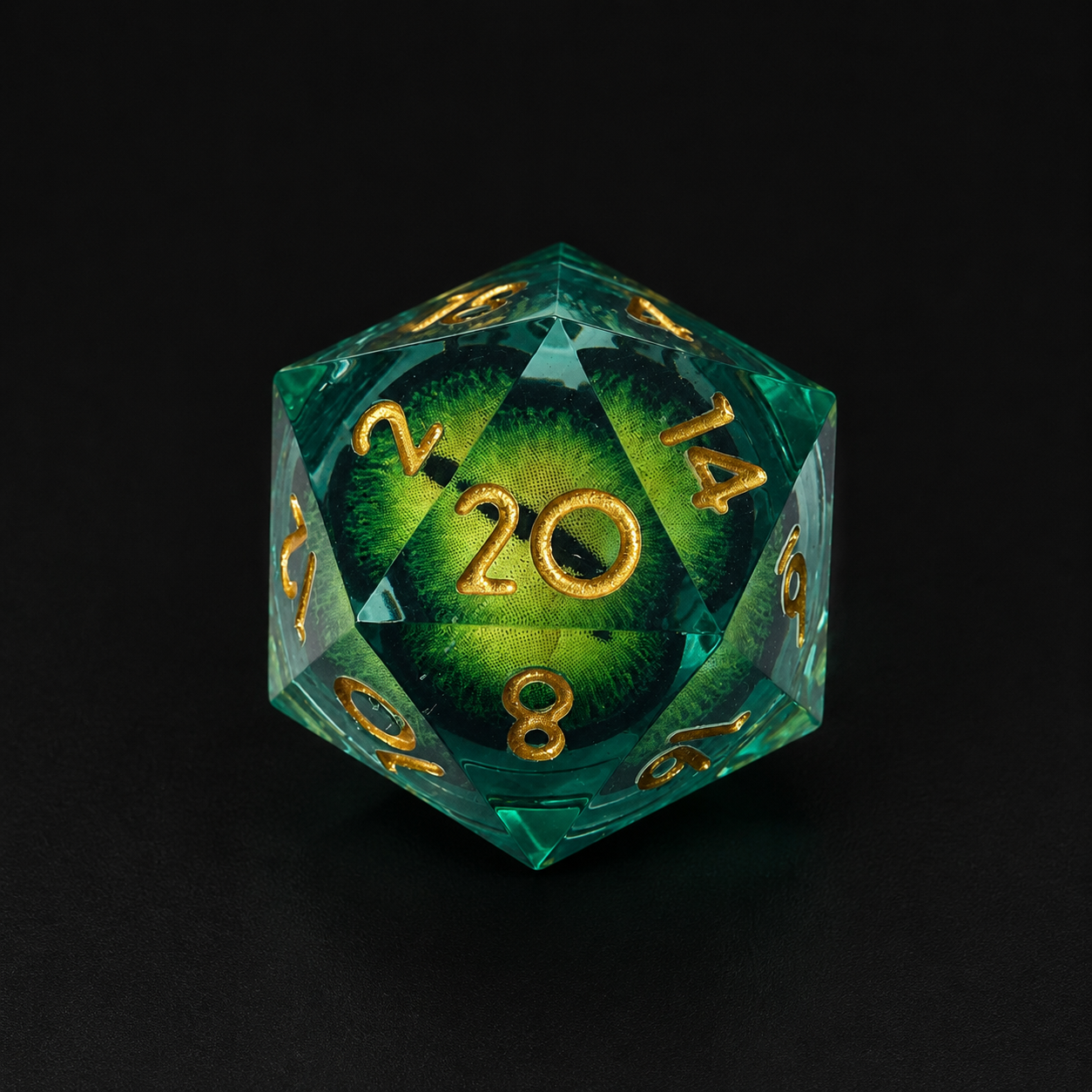 Emerald Dragons Eye - Liquid Core Eye