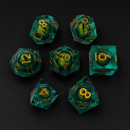 Emerald Dragons Eye - Liquid Core Eye